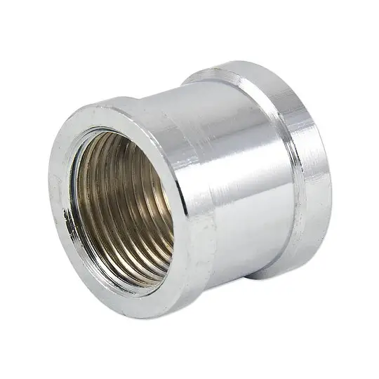 Messing Gewindefitting-Muffe 1/2'' IG x 1/2'' IG - verchromt Kracherpreis