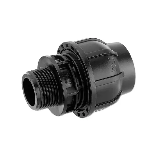 GEBO-Plast-Klemmverbinder Anschlussverschraubung 32 mm x 1'' Außengewinde - für PE-Rohre - 13003203 Sichere Zahlung