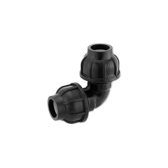 GEBO-Plast-Klemmverbinder Winkel 90° - 20 mm x 20 mm - für PE-Rohre - 130820 Mega-Angebot