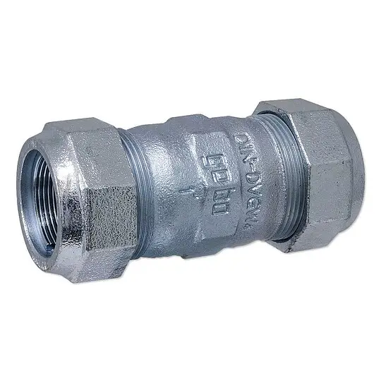 Garantierte Lieferung GEBO-Temperguss-Klemmverbinder für Stahlrohre - Kupplung 60,3 mm x 60,3 mm (2'') - 01.150.02.06