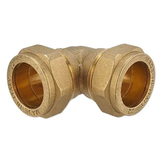 Aktuell Klemmverschraubung für Kupferrohre - Winkel 35 x 35 mm für Heizung und Trinkwasser