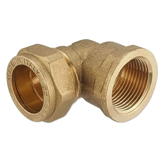 Klemmverschraubung für Kupferrohre - Winkel 18 mm x 1/2'' IG für Heizung und Trinkwasser Super-Preis
