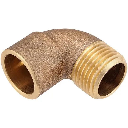 Direkt Vom Hersteller Rotguss-Löt-Winkel 90° - 18 mm - 3/4'' AG - mit DVGW-Zulassung