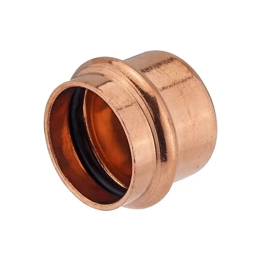Super-Preis Press-Kappe - 28 mm - für Kupferrohre - DVGW-zertifiziert - für V- & M-Kontur