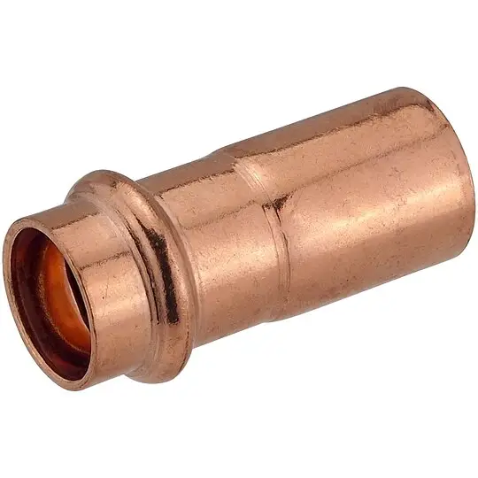 Bestseller Press-Reduzierstück 35 x 28 mm - Innen x Außen - für Kupferrohre - DVGW-zertifiziert - für V- & M-Kontur