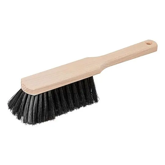 Preisknaller Handfeger Holz roh, Polymex-Bestückung - Länge 32 cm