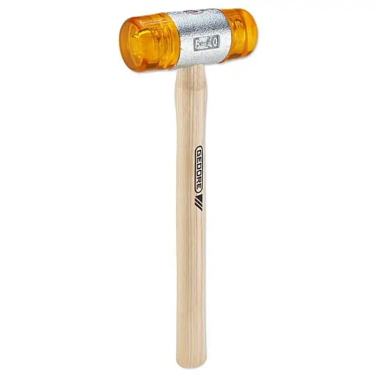 Expressversand Plastikhammer GEDORE - mit Eschenstiel - 320 mm - Kopf-Ø: 40 mm - 224E-40