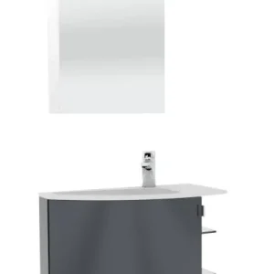 Marlin Gästebad 3010.7 Badmöbel Set 60 cm breit Neu
