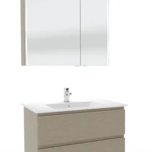 Marlin Bad 3290 Badmöbel Set - 80 cm breit Highlight