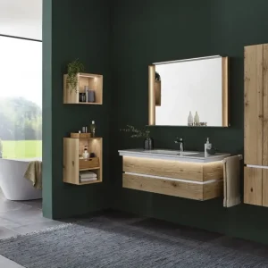 Günstig Thielemeyer Fresh Massivholz Badmöbelset 800070/801070 - 122 cm
