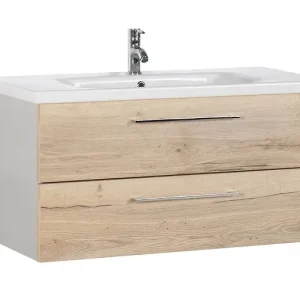 Gratis Versand Marlin Bad 3400 - Waschtischset 100 cm breit - 2 Auszüge