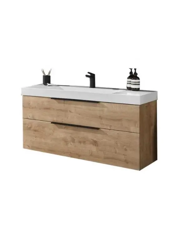 Echt Puris c!mano Waschtisch mit Unterschrank - 122 cm