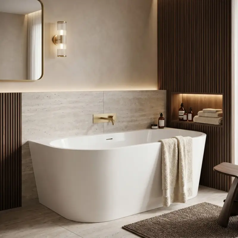 Acryl Wandmontage Badewanne CAPRI 160cm Saisonangebot