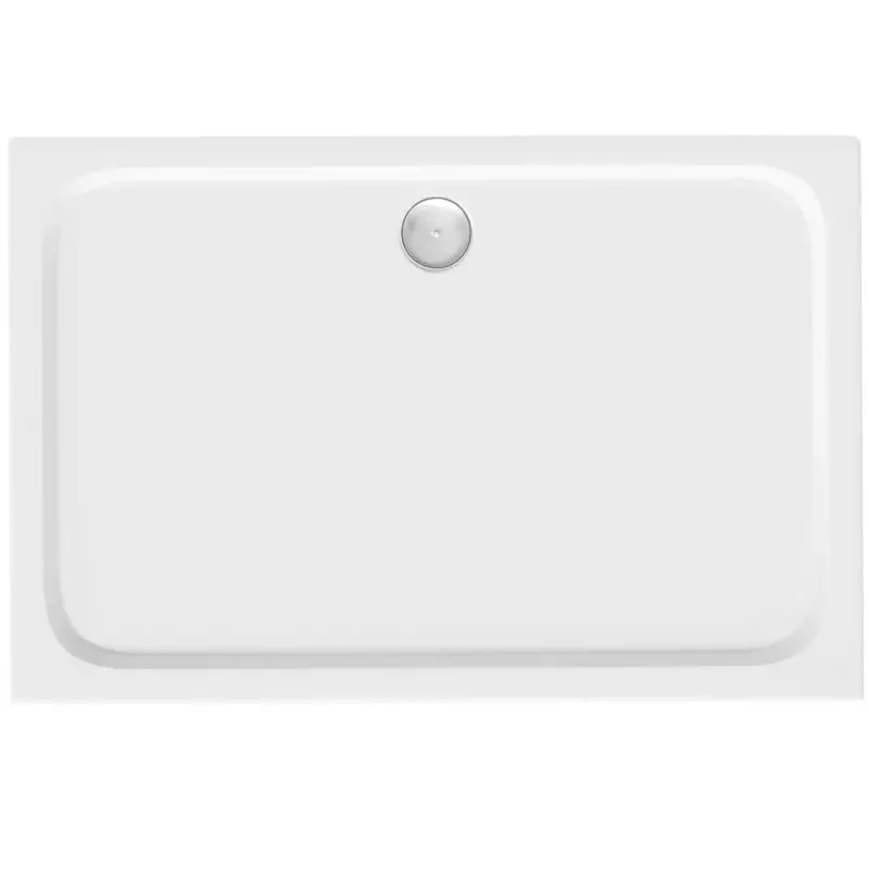 Acryl Duschwanne Rea Belmond White 90x120 Chrome Bestpreis