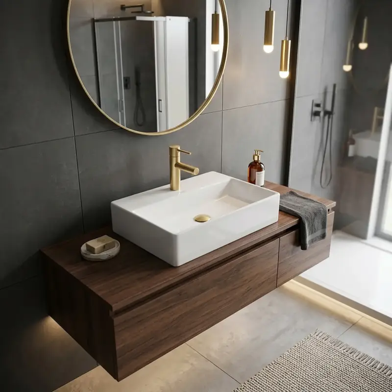 Aufsatz/Wand-Becken Rea Valeria N Markenprodukt