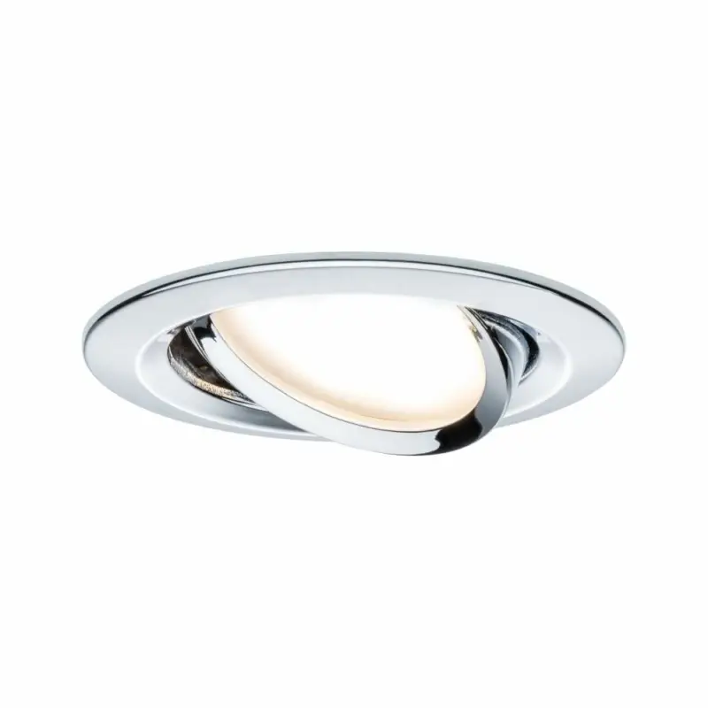 Beliebt Paulmann LED Einbauleuchte Nova Plus Coin Einzelleuchte dimmbar schwenkbar rund 6W IP23 Chrom 2700K 230V