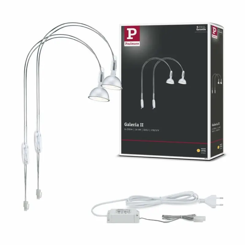 Aktuell Paulmann Galeria Spiegelleuchte LED II Chrom