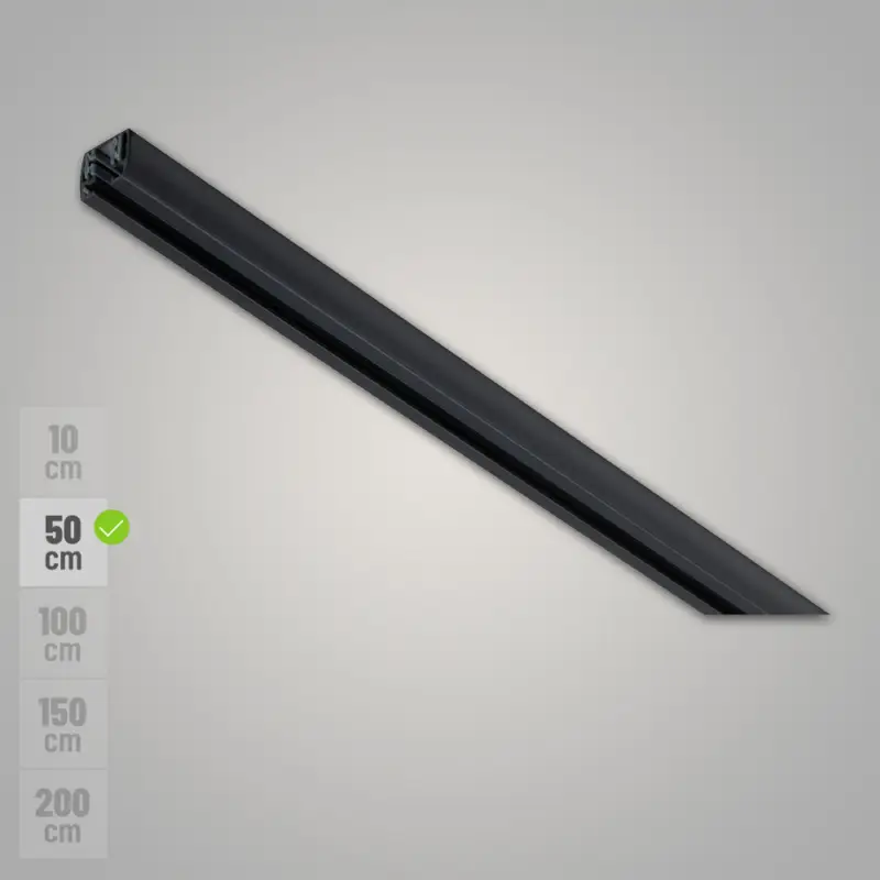Sonderangebot Paulmann URail Schiene 50 cm Schwarz matt 230V