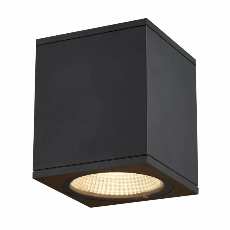 Wochenendangebot SLV ENOLA SQUARE M Outdoor LED Deckenaufbauleuchte anthrazit CCT 3000/4000K