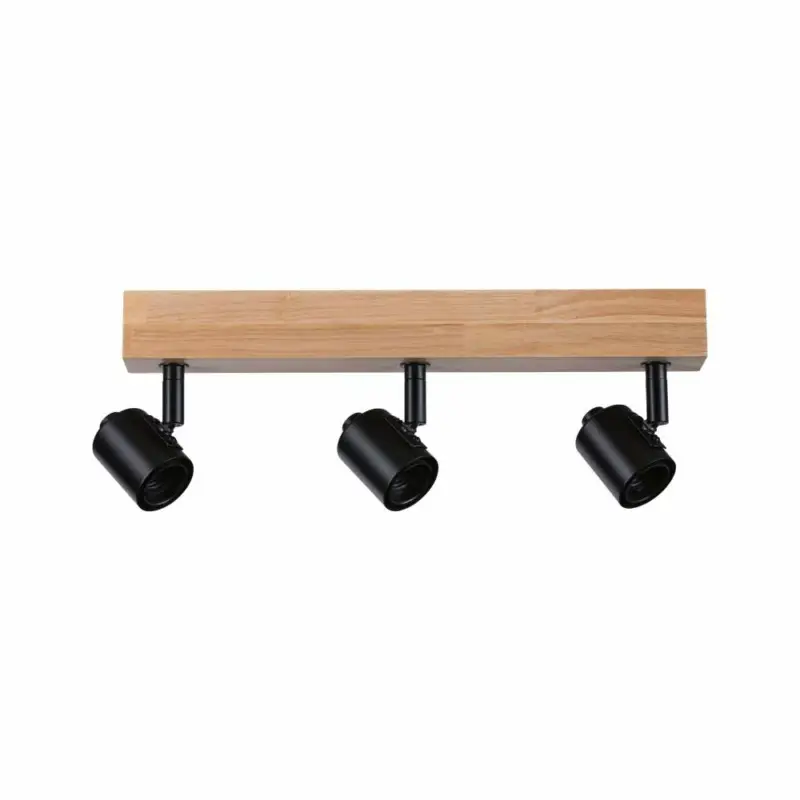 Begrenztes Angebot Paulmann LED Spotlight Deckenstrahler Arvid Schwarz Holz E27 3-flammig