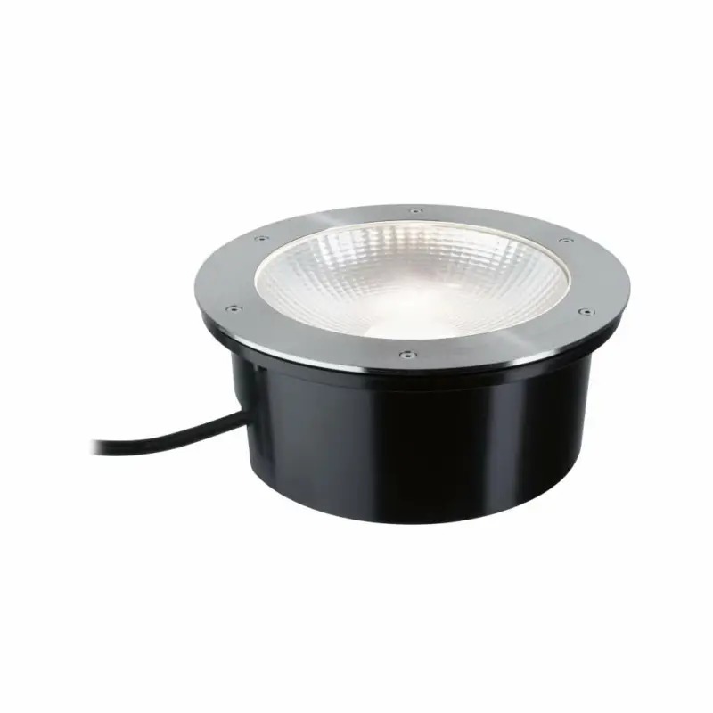 Abverkauf Paulmann LED Bodeneinbauleuchte DureaIP67 rund 273mm 3000K 15W 950lm 230V Edelstahl Metall