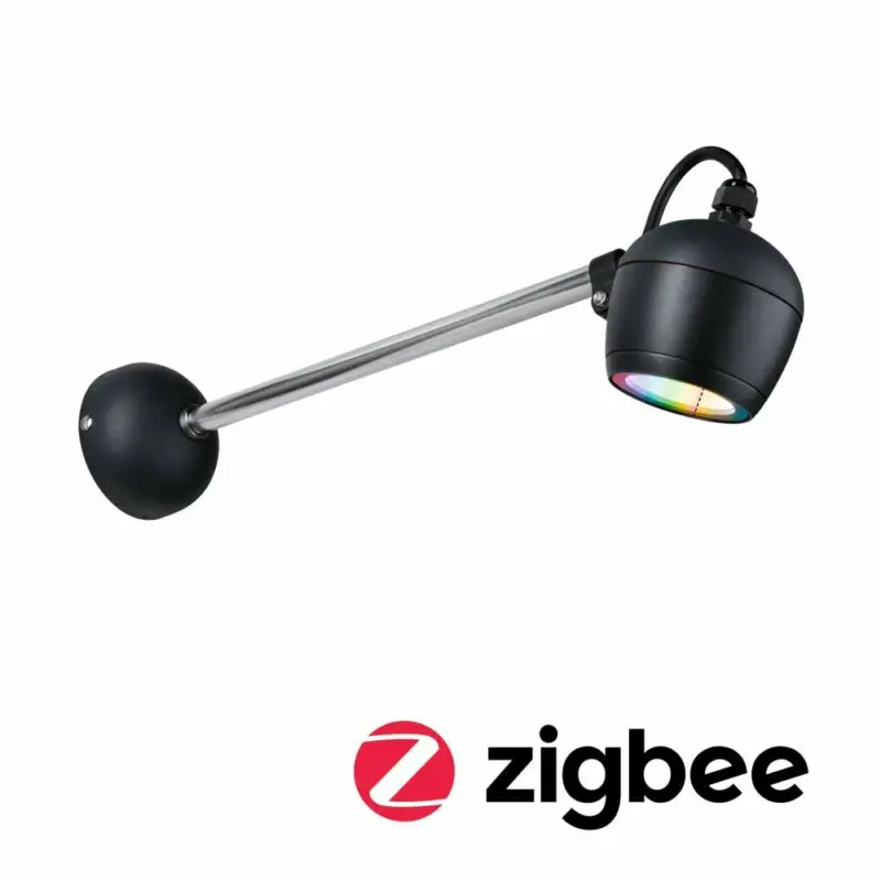 Markenprodukt Paulmann LED Außenwandleuchte Smart Home Zigbee KikoloRGBW IP6590mm RGBW+ 6,2W 440lm 230VAnthrazit Kunststoff#Aluminium