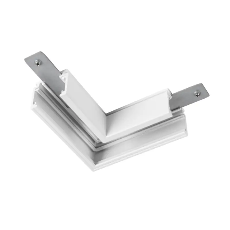 Bestpreis SLV L-Verbinder mechanisch, 48V TRACK, für Aufbauschiene standard, links, weiß