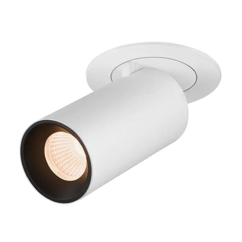 SLV NUMINOS® PROJECTOR S, Deckeneinbauleuchte, 2700 K, 20°, zylindrisch, weiß / schwarz Jetzt Kaufen