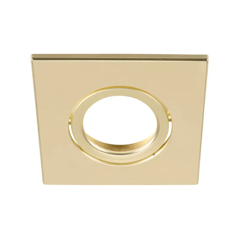 Markenprodukt SLV UNIVERSAL DOWNLIGHT Abdeckung, für Downlight IP20, schwenkbar, eckig, gold matt
