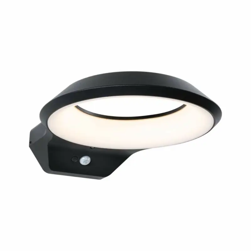 Expressversand Paulmann LED Außenwandleuchte Anela BewegungsmelderIP44245x309mm 3000K 12,5W 700lm 230VAnthrazit Aluminium