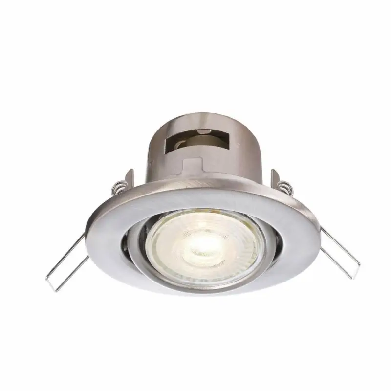 Expressversand Deko-Light Deckeneinbauring, Deneb, 1x max. 50 W GU10, Silber, 220-240 V/AC, 50 / 60 Hz