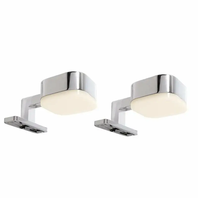 Billig Deko-Light Möbelaufbauleuchte, Cursa 2er Set, 8,8 W, 2700 K, Silber, 220-240 V/AC, 50 / 60 Hz