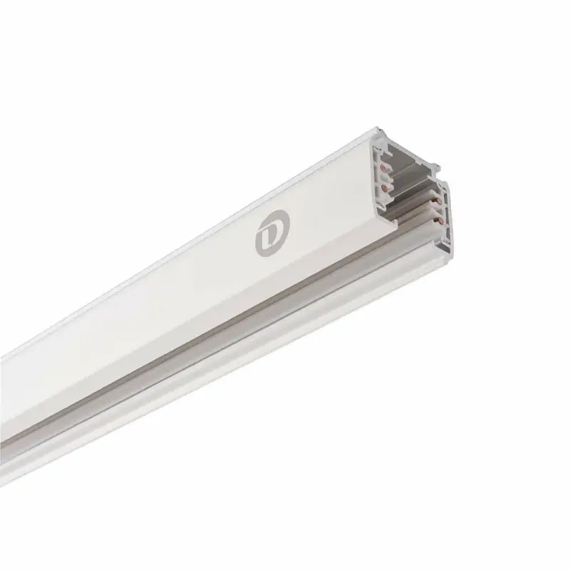 Deko-Light 3-Phasen Schienensystem, D Line Aufbaustromschiene 1m, Verkehrsweiß RAL 9016, 220-240 V/AC Sale