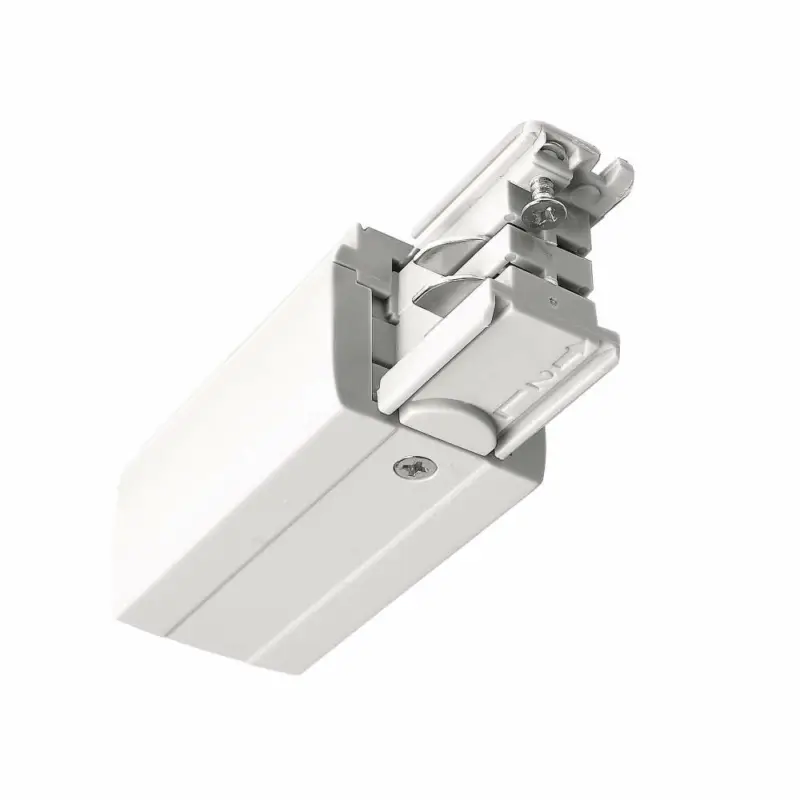 Deko-Light 3-Phasen Schienensystem, D Line elektrischer Einspeiser links, Verkehrsweiß RAL 9016, 220-240 V/AC Online Kaufen