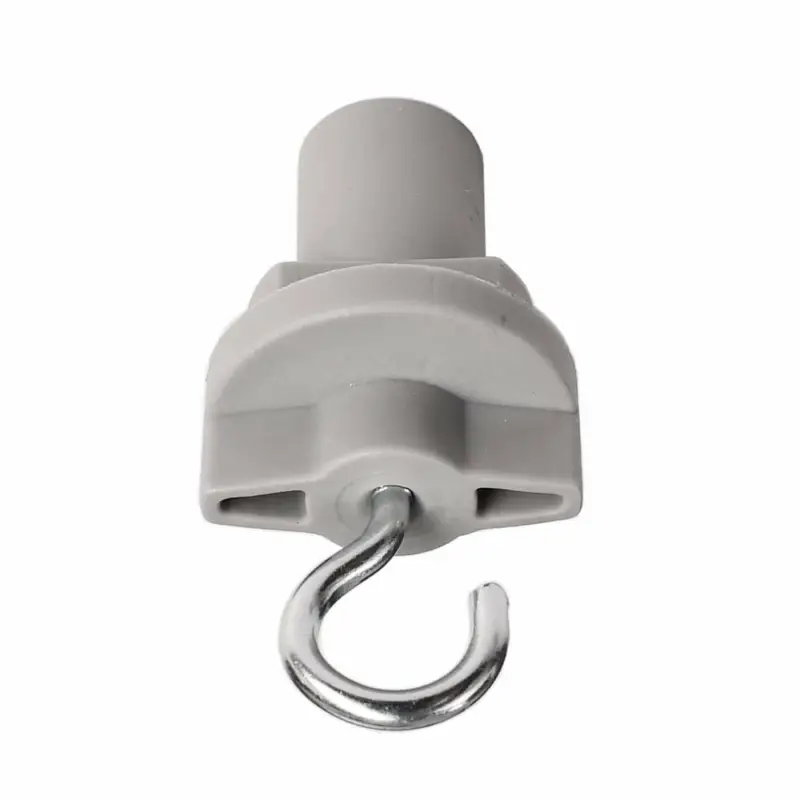 Wochenendangebot Deko-Light 3-Phasen Schienensystem, D Line Schilderhaken, Fenstergrau RAL 7040