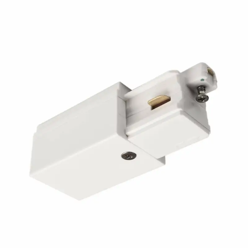 Deko-Light 1-Phasen Schienensystem, D One Einspeiser, links, weiß, Weiß, 220-240 V/AC Meistverkauft