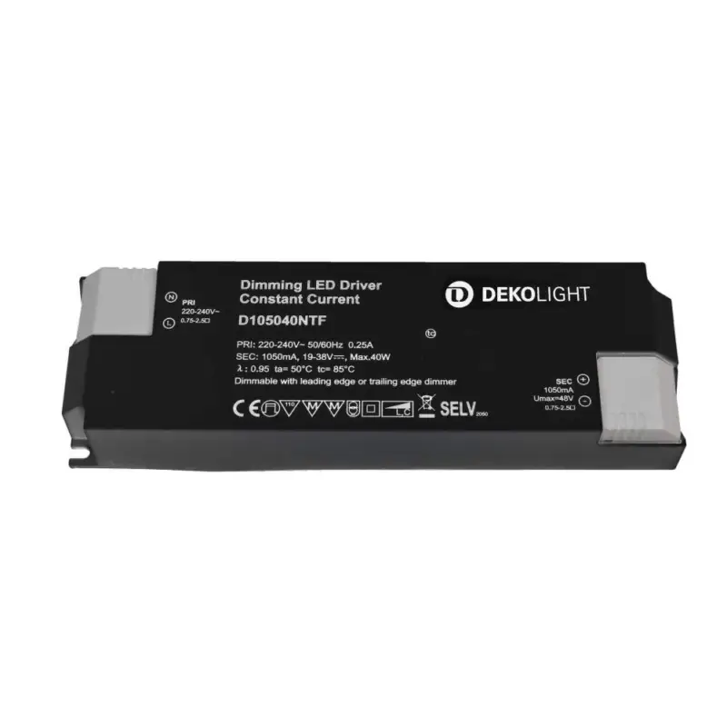 Sale Deko-Light Deko-Light, Netzgerät (CC, DC) dimmbar, BASIC, DIM, CC, D105040NTF/40W, Stromkonstant, Mit Phasenans
