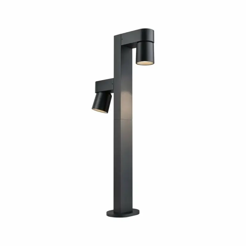Paulmann LED Pollerleuchte Kimu IP44822mm 3000K 2x8W 750lm / 750lm 230V 70° AnthrazitAluminium Sonderangebot