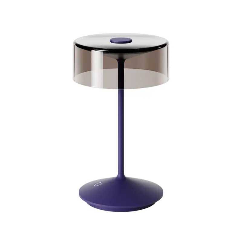 Akku-Glasleuchte Numotion 265 mm pflaumenblau 2,2W FlexMood 2200K/2700K IP54 171lm Bestseller