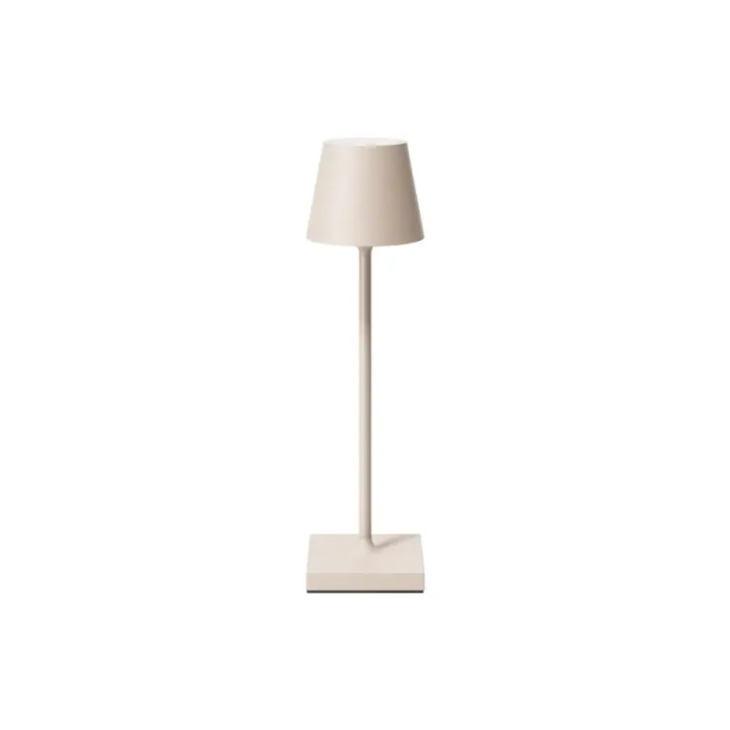 Aktuell Akku-Tischleuchte Nuindie pocket 210mm dünenbeige 1,4W Flex-Mood 2200K/2700K IP54