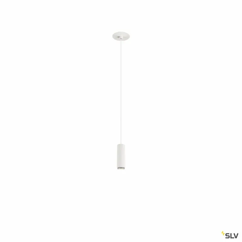 Geprüft SLV LALU®, Pendelleuchte, Led Base, Einbau, Mix&Match, 150cm, 9.5W, 3000K, PHASE, weiß