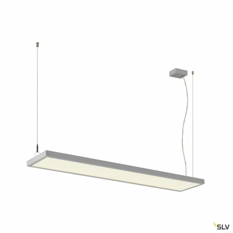 SLV WORKLIGHT PRO 120, Pendelleuchte, 120cm, 4000K, DALI, Touch, grau Schneller Versand