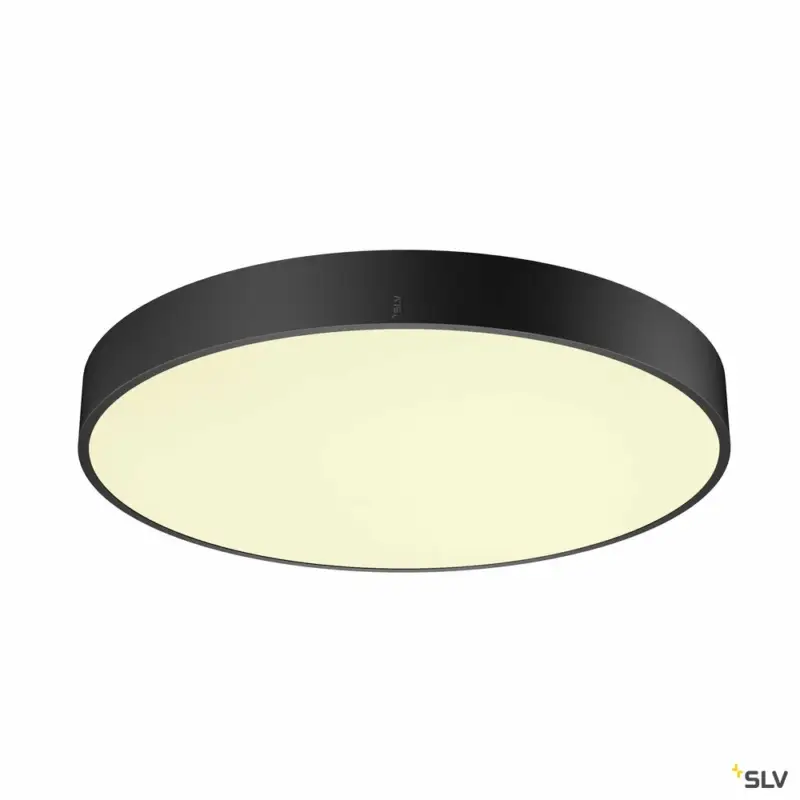 Neu Im Sortiment SLV MEDO® PRO 60, Wand- und Deckenaufbauleuchte, rund, 3000/4000K, 39W, DALI, Touch, 80°, UGR<19, schwarz