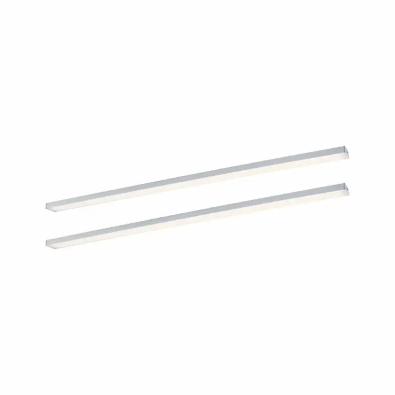Begrenztes Angebot Paulmann LED Unterschrankleuchte Inline 2er-Set Erweiterungsset PIR-Sensor 3000K dimmbar 2x6W 550x26mm 2x500lm 24V Chrom matt