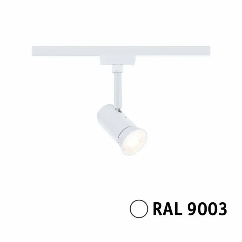 Neu Im Sortiment Paulmann URail Schienenspot Runa GU10max. 10Wdimmbar 230V Signalweiß