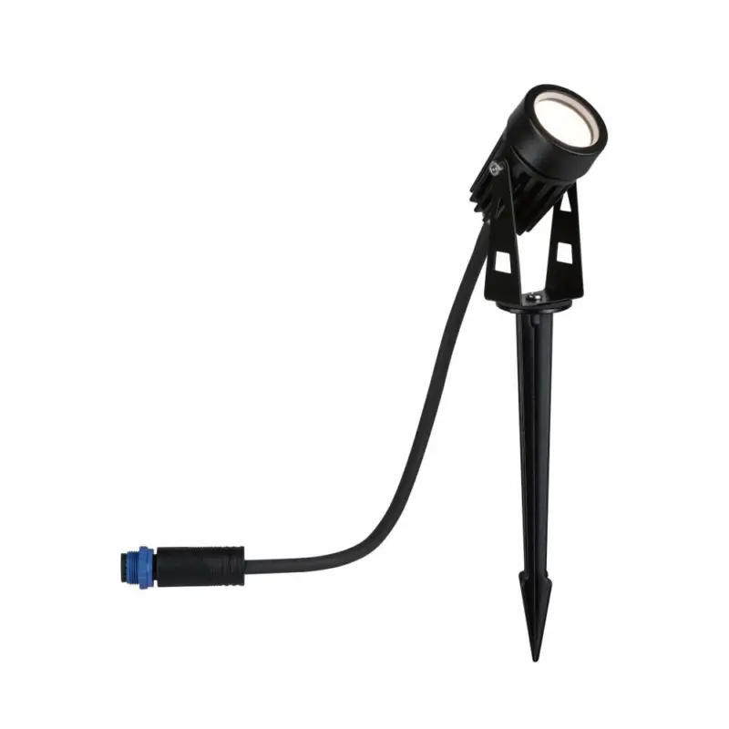 Paulmann Plug & Shine LED Gartenstrahler Warmweiß EinzelspotIP65 3000K 3,5W Schwarz Top-Seller