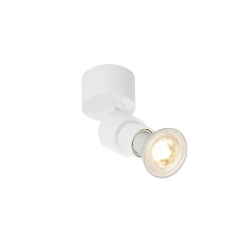 SLV PURI 2.0 Basic, Wand- und Deckenaufbauleuchte, rund, 1x max. 6W GU10, weiß Top-Preis
