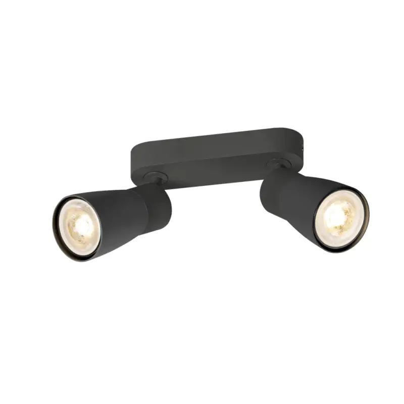 Online Kaufen SLV PURI 2.0 Dome, Wand- und Deckenaufbauleuchte, long, 2 x max. 6W GU10, schwarz