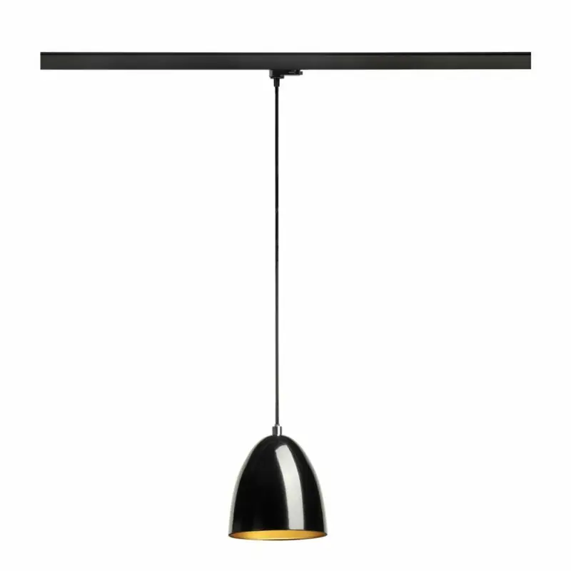 Top-Preis SLV PARA CONE 14, Pendelleuchte für 3 Phasen System, GU10, schwarz/gold