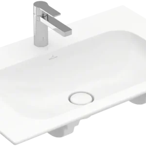 Ausverkauf Villeroy & Boch Finion Schrankwaschtisch 800x500mm Rechteck TitanCeram Weiß Alpin CeramicPlus